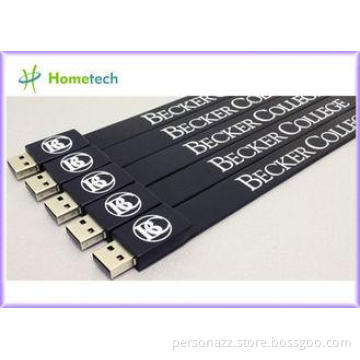 Colored Rubber Wristband USB Flash Drive , Bracelet Flash D